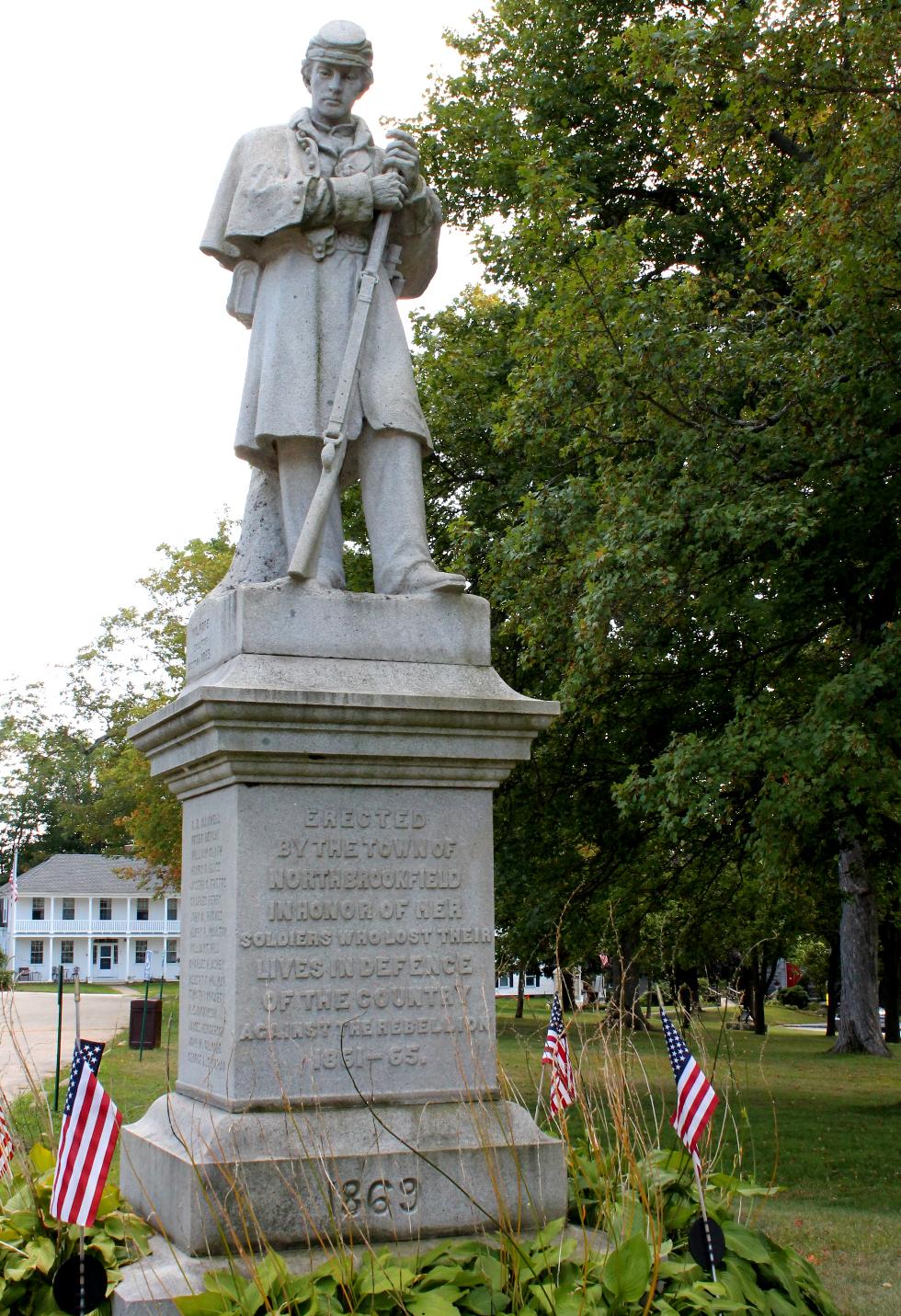 North Brookfield Massachusetts Veterans Memorials